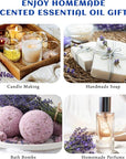 HIQILI Lavender Essential Oil - 100% Pure Undiluted, for Aromatherapy Diffuser at Room & Office, Relax Mind and Better Sleep, Therapeutic Grade | 100ML with Glass Dropper