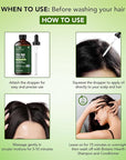Botanic Hearth 100% Pure Tea Tree Oil For Hair Growth | Infused with Jojoba & Grapeseed Oils | Hair Oil Repairs Dry Damaged Hair, Strengthening, Healthier - Hair Tonic, 2.0 fl oz