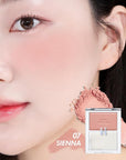 HOLIKA HOLIKA Infusing Blush with Brush - Lightweight,