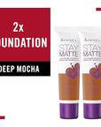 Rimmel, Stay Matte Foundation, Deep Mocha 2 Count of 1)