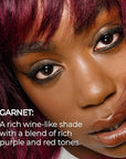XMONDO Color Garnet Mask – Semi-Permanent Burgundy Dye with Bond Booster & Hyaluronic Acid, 8 oz