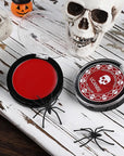UCANBE Red Face & Body Paint Makeup Foundation, Professional Non-Toxic Cream Greasepaint, Oil-Based Face Painting Kit for Kids & Adults Party, Halloween SFX Devil Clown Vampire Costume Cosplay Makeup