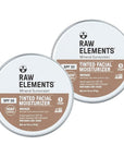 Raw Element Ultra-Moisturizing Tinted Face Cream, Non Toxic 1.8 oz