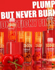 Duck Lip Plumper Glow - Hydrating Fat Lip Oil Plumper Gloss & Glitter Shine Make Lips Fuller (01)