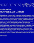 Andalou Naturals Deep Hydration Reviving Eye Cream, 0.45 Oz