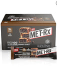 MET-Rx Big 100 Protein Bar, Meal Replacement Bar, 30G Protein, Salted Caramel Brownie Crunch, 9 Count, 3.52 Oz.(Packaging may vary)