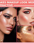 3PCS Polvo De Hadas Highlighter Glitter Stick Body
