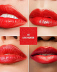 Oulac Moisture Shine Red Lipstick for Women, 2 in 1 Shimmer Lipstick & Lip Balm, Hydrated Juicy and Glossy Lip Color for Dry, Cracked and Chapped Lips, Vegan 2.2g/0.07oz (S06)