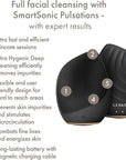 GESKE SmartAppGuided™ Sonic Facial Brush 5 in 1 | Vibrating Electric Facial Cleansing Brush | Soft Silicone Brush | Professional Facial Cleanser | Skin Cleanser & Exfoliator | Face Massager