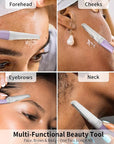 Dermaplane Razor Blades, Dermablade, Safe and Effective Removal Women Facial Peach Fuzz, Gentle Skin Exfoliation Blades, 8 Long Dermaplaning Blades