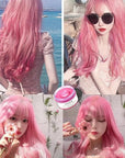 Instant Pink Hair Wax Dye,Natural