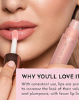 Women's Forget The Filler Lip Plumper Line Gloss, Annie, Pink, 0.11 Fl Oz (Pack of 1)