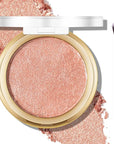 Baked Highlighter Powder Palette, Makeup Highlighter Powder Palette Gold Brown