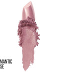 Maybelline Color Sensational Lipstick, Lip Makeup, Cream Finish, Hydrating Lipstick, Romantic Rose, Pink ,1 Count