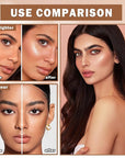 Contour Powder Highlighter Powder Contour Palette,2 In 1 Palette,Face