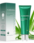 Aloderma Skin Brightening Face Cleanser Made with Organic Aloe Vera - Natural Brightening Daily Face Wash with Niacinamide & Papaya for Radiant Skin Tone - Natural Formula for Everyday Use, 4.2oz