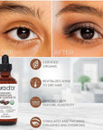 PURA D'OR 4 Oz ORGANIC Jamaican Black Castor Oil - Natural Smoky Scent - 100% Pure USDA Certified Cold Pressed, Hexane Free Eyelash & Eyebrow Serum - For Fuller, Thicker Lashes & Brows - Skin & Hair