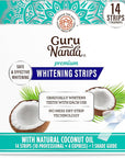 GuruNanda Teeth Whitening Strips - 7-Day Treatment with Non-Slip, Dry Strip Technology - Whitening Designed with Care for a Brighter Smile