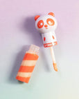 Lip Smacker Lippy Pals Swirls Panda, Flavored Moisturizing & Smoothing Soft Shine Lip Balm, Hydrating & Protecting Fun Tasty Glossy Finish, Cruelty-Free & Vegan - Paws-Itively Peachy