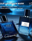 Ycz Cologne for Men Set, 1.7oz(50ml) Bottled Marine Perfume and Club Men Perfume Sophisticated Woody Citrus Scent, Highquality Long Lasting, Sleek Bottle Design, Ideal Special Occasions Ideal Gift