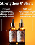 Fable and Mane MahaMane Smooth & Shine Hair Serum - Protective Oil Treatment for Dry, Damaged Hair. 1.8FL oz