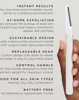 StackedSkincare | Replacement Dermaplaning Blades for Smooth, Radiant, Glowing Skin, Exfoliating Face Blades for Dermaplaning, No Brush or Scrub Needed, 3 Pack