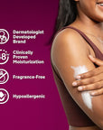 Lubriderm Advanced Therapy Fragrance-Free Moisturizing Lotion with Vitamins E and Pro-Vitamin B5, Intense Hydration for Extra Dry Skin, Non-Greasy Formula, Pack of Three, 3 x 24 fl. oz