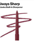 REVLON Lip Liner, Colorstay Lip Makeup with Built-in-Sharpener, Lip 01 oz