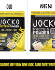 Jocko Mölk Whey Protein Powder 22g Sugar Free Monk Fruit Blend - Muscle Recovery & Growth, Packaging May Vary (31 Servings, Banana Cream)