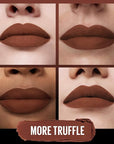 Maybelline Color Sensational Ultimatte Matte Lipstick, Non-Drying, Intense Color Pigment, More Truffle, Cocoa Brown, 1 Count