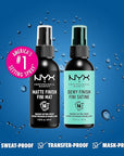 NYX PROFESSIONAL MAKEUP Makeup Setting Spray, Matte + Up Wear
