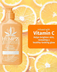 Hempz Body Lotion - Citrus Blossom Limited Edition Daily Moisturizing Cream with Vitamin C, Shea Butter, Aloe, Orange Extract, Hemp Seed Oil Body Moisturizer -17 Fl Oz