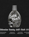 Millennium Tanning Solid Black 100X Indoor Tanning Lotion for Tanning Beds (13.5 Fluid Ounces)