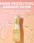 Kopari Sun Shield Soft Glow Daily Face SPF 30 & Golden Sunglaze Sheer Body Mist Sunscreen SPF 50