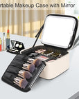 Relavel makeup bag with led