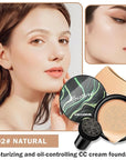 AWCCXMYM CC Cream Cushion Foundation Full Coverage Foundation (Warm Porcelain)