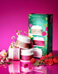 Farmacy Cleansing Balm Skin Care Set - Tea Harvest Travel Size Makeup Remover - Limited Edition Skincare Set Includes Warm Vanilla Chai, Wild Raspberry Tea + Chamomile Rose Latte (3 Count)