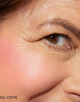 LAURA GELLER NEW YORK Baked Blush-n-Brighten Marbleized Blush for Cheeks - Coral Cove - Natural Finish - Buildable Color