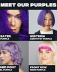 Good Dye Young Semi-Permanent Hair Color, Vegan and Cruelty-Free Purple Hair Dye, Last up to 24 Washes, Non-Damaging Conditioning Hair Color (5FL OZ, PPL Eater)