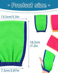 6 pcs exfoliating washcloth, korean
