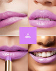 Oulac Pinky Purple Lipstick - Moisturizing Lip Stick Glossy Tinted Lip Balm, Sheer Shine Juicy Finish, Lightweight and Hydrating Formula for Dry Lip Care, Vegan 2.2g/0.07oz (10)