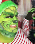 CCbeauty Light Green Witch Face Paint Stick,Face Panting Kit,Non Toxic SFX Makeup For Gamora Halloween Costume Cosplay,Professional FX Body Paint,Full Coverage Painting Foundation With Makeup Sponge