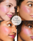 Frilliance Hydrating Cream Blush, Think Pink Glow Tint, Cruelty Free Hypoallergenic for Teens of All Skin Types, 30 ml / 1 fl oz