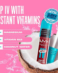 NYX PROFESSIONAL MAKEUP Lip IV Hydrating Glossy Lip Stain with 12HR Hydration - Blush Rush (Pink)