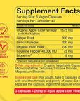 Intentionally Bare Organic Apple Cider Vinegar Capsules with The Mother - Keto Apple Cider Vinegar Capsules - ACV Capsules for Keto Cleanse & Healthy Diet 1575mg - 120 Capsules