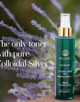 Hylunia Colloidal Silver Mist Toner 5.1 fl. oz. – Hydrating Versatile Toner for Acne-Prone Inflamed Skin | Infused with Colloidal Silver & Lavender for Glowing Skin Cuts & Burns, Body-Refresher