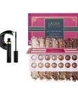 LAURA GELLER NEW YORK Delectable Delights Shimmer-Finish Baked Eyeshadow Kit with Free Mascara Included | Long-Lasting Crease-Proof Baked Eyeshadows for Mature Skin