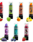 Miraculous Ladybug Cosmetic Lipstick Set - 7 Fruit Scented Color-Changing Lipsticks for Kids - Transforming Lipsticks Turn Pink - Magic Lipsticks Gift Set - Safe & Fun Makeup Kit