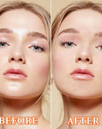 Loose Setting Face Powder,Loose Powder Lightweight & Breathable Women (Ivory)