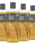 DOVE MEN + CARE Face + Body Wash For Men Awaken Turmeric + Ginger Root 18 oz 4 Count